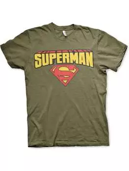 Футболка Superman, зеленый