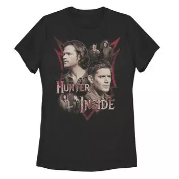 Футболка Supernatural Sam & Dean Hunter Inside для юниоров Licensed Character