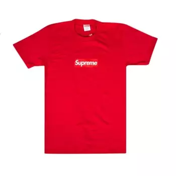 Футболка Supreme 20th Anniversary Box Logo, красный
