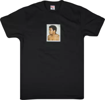 Футболка Supreme Ali x Warhol T-Shirt 'Black', черный