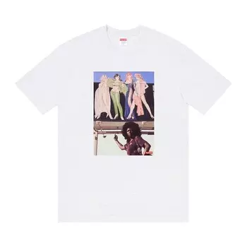 Футболка Supreme American Picture Tee Ash Grey, серый