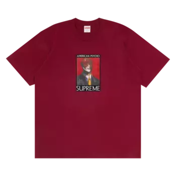 Футболка Supreme American Psycho 'Cardinal', красный