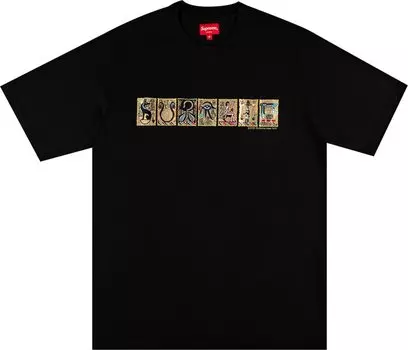 Футболка Supreme Ancient Short-Sleeve Top 'Black', черный