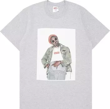 Футболка Supreme Andr 3000 Tee 'Heather Grey', серый