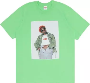 Футболка Supreme Andr 3000 Tee 'Lime', зеленый