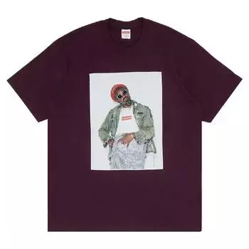 Футболка Supreme Andre 3000 Tee, баклажановый