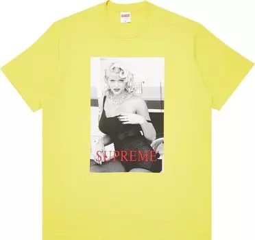 Футболка Supreme Anna Nicole Smith Tee 'Lemon', желтый