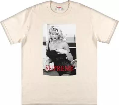 Футболка Supreme Anna Nicole Smith Tee 'Natural', кремовый