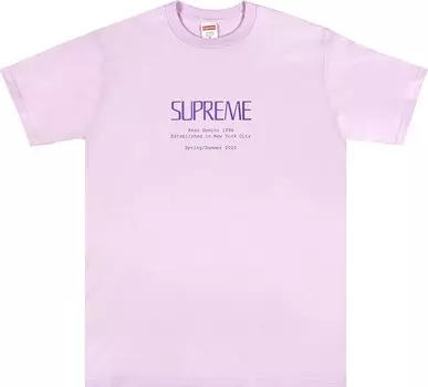 Футболка Supreme Anno Domini Tee 'Light Purple', фиолетовый