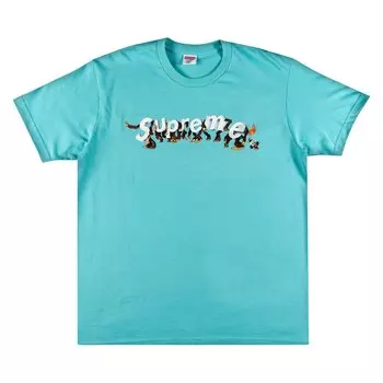 Футболка Supreme Apes Светло-бирюзовый
