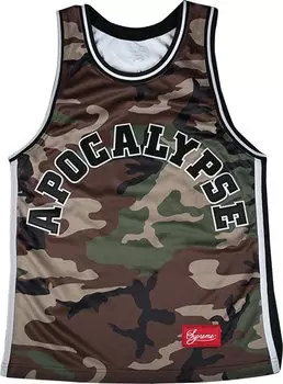 Футболка Supreme Apocalypse Basketball Jersey 'Woodland Camo', разноцветный