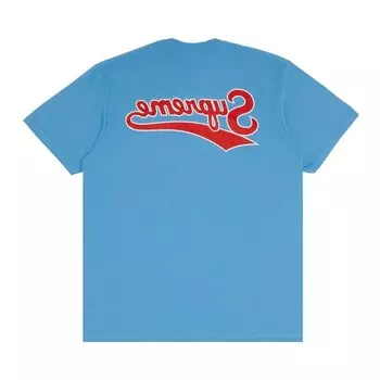Футболка Supreme Backwards Tee, цвет Bright Blue