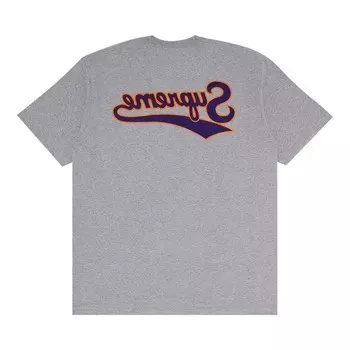 Футболка Supreme Backwards Tee, цвет Heather Grey