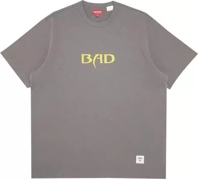 Футболка Supreme Bad Short-Sleeve Top 'Grey', серый