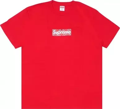 Футболка Supreme Bandana Box Logo, красный