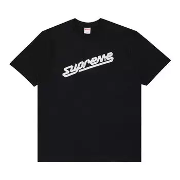 Футболка Supreme Banner 'Black', черный