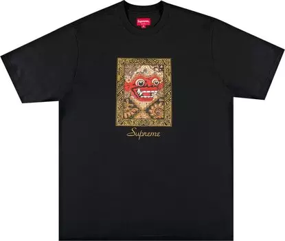 Футболка Supreme Barong Patch Short-Sleeve Top 'Black', черный