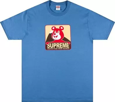Футболка Supreme Bear Tee 'Dusty Light Royal', синий