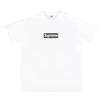 Футболка Supreme Berlin Box Logo Tee 'White', белый