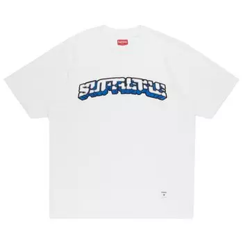 Футболка Supreme Block Arc Short-Sleeve Top 'White', белый