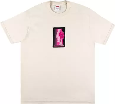 Футболка Supreme Blur Tee 'Natural', кремовый