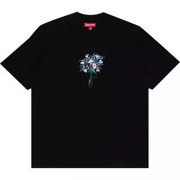 Футболка Supreme Bouquet Short-Sleeve, черный