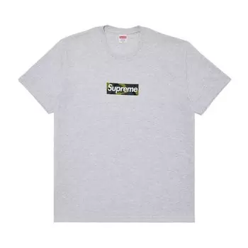 Футболка Supreme Box Logo 'Ash Grey', серый