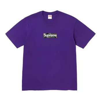 Футболка Supreme Box Logo Tee, темно-синий