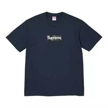 Футболка Supreme Box Logo Tee, темно-синий