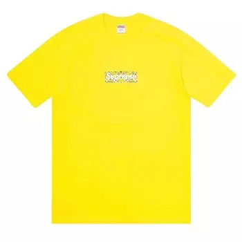 Футболка Supreme Box Logo, жёлтый