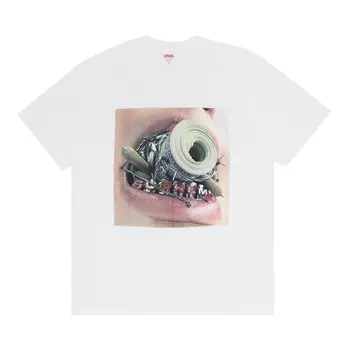 Футболка Supreme Braces Tee 'White', белый