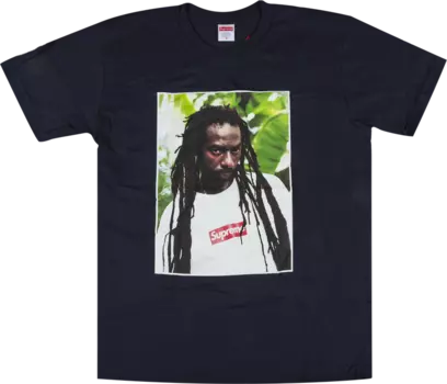 Футболка Supreme Buju Banton T-Shirt 'Navy', синий
