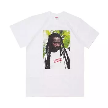Футболка Supreme Buju Banton Tee 'White', белый