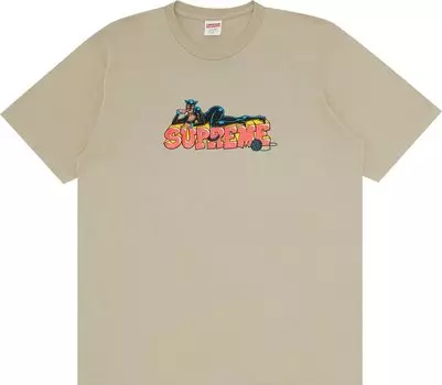 Футболка Supreme Catwoman Tee 'Stone', кремовый
