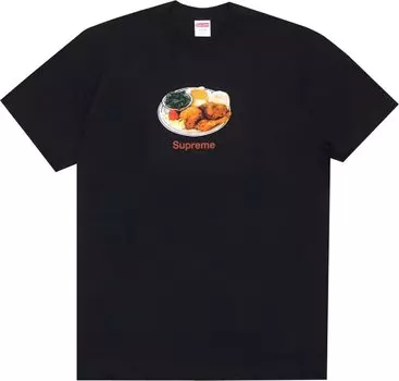 Футболка Supreme Chicken Dinner Tee 'Black', черный