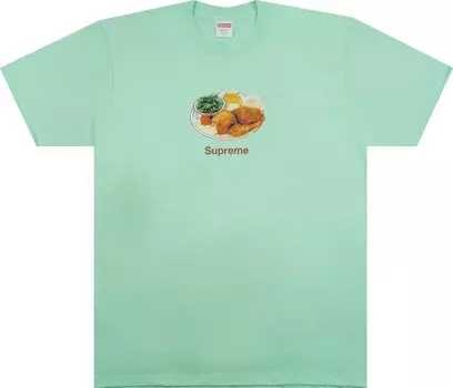 Футболка Supreme Chicken Dinner Tee 'Mint', зеленый