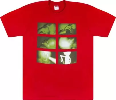 Футболка Supreme Chris Cunningam Rubber Johnny T-Shirt 'Red', красный