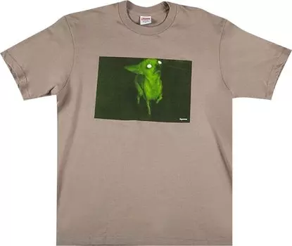 Футболка Supreme Chris Cunningham Chihuahua Tee 'Taupe', загар