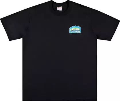 Футболка Supreme Chrome Tee 'Black', черный
