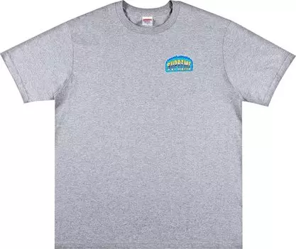 Футболка Supreme Chrome Tee 'Heather Grey', серый