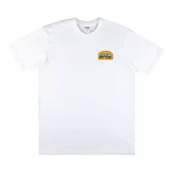Футболка Supreme Chrome Tee 'White', белый