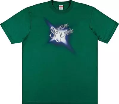 Футболка Supreme Clientele Tee 'Light Pine', зеленый