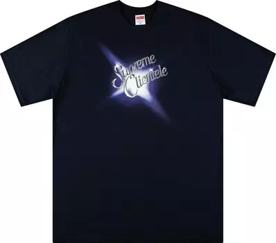 Футболка Supreme Clientele Tee 'Navy', синий