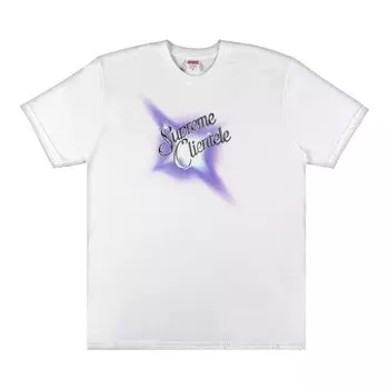Футболка Supreme Clientele Tee 'White', белый