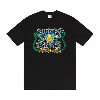 Футболка Supreme Crest Tee Black, черный