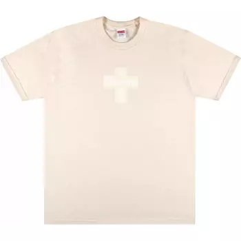 Футболка Supreme Cross Box, кремовый