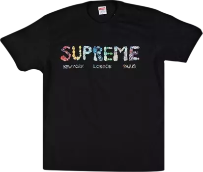 Футболка Supreme Crystals T-Shirt 'Black', черный