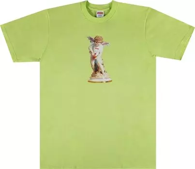 Футболка Supreme Cupid Tee 'Neon Green', зеленый