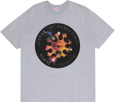 Футболка Supreme Dah Shinin' Tee 'Heather Grey', серый