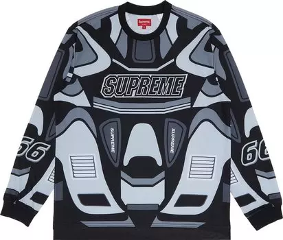 Футболка Supreme Decals Moto Jersey 'Black', черный